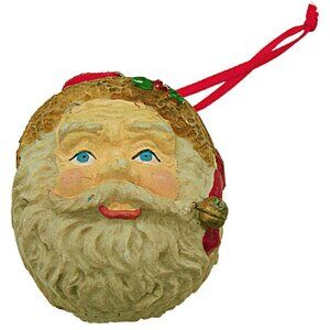 Vintage 1994 Secret Ring Jewelry Holder Santa Tree Ornament Jewelry Form Inside